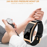CK11S Wristband Blood Pressure Watch Blood Oxygen Heart Rate Monitor Smart Bracelet Pedometer