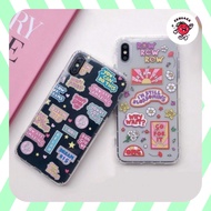 New! Sticker Font printing anticrack case oppo a3 nfc a3x a60 a15 a31 a1k a54 a5s A7 a12 a5 a9 2020 