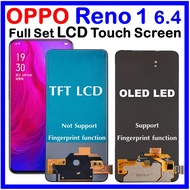 OLED Full Set LCD Touch Screen For OPPO RENO 1 Reno 6.4 CPH1917