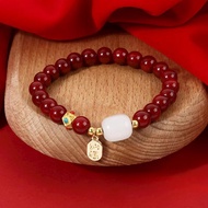 Cinnabar Bracelet Lucky Bracelet for This Lucky Year