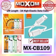 Moxom MX-CB109 3A Fast Charging Data Cable High-Elastic Cable 1m Length 100cm Kabel Quick Charge USB