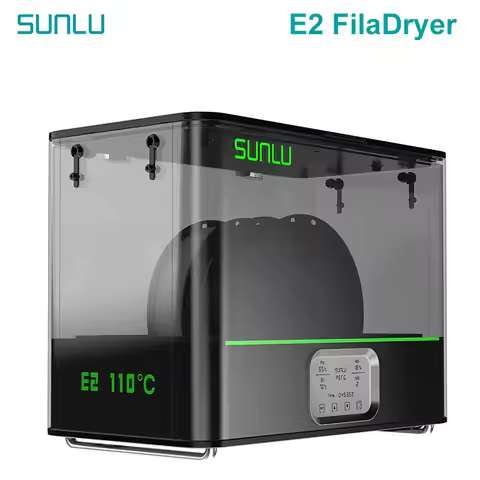 SUNLU Offical E2 FilaDryer Up to 110℃ Professional Drying and Annealing Born for ABS-CF, PC PA6-GF, 