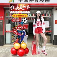 Football Game Theme kt Board Standing Board Bar Restaurant Fan Party Atmosphere Scene Layout Decorat