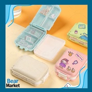 BEAR Compact Hijab Kit Box Needle Pin Veil Storage Pin Hijab Storage Brooch Pin - White, No Bubblewr