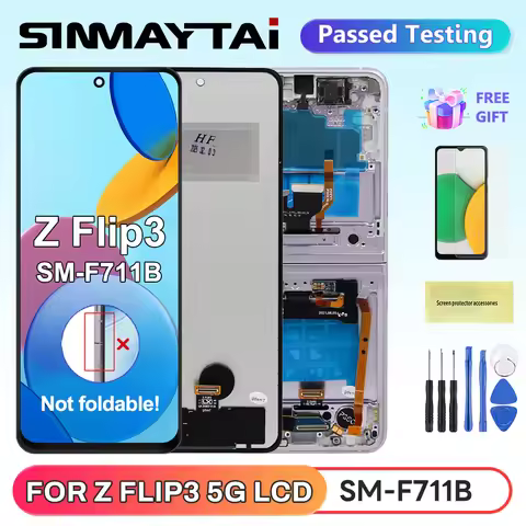 TFT For Samsung Z Flip 3 5G LCD Display Touch Screen For Samsung Z Flip3 5G LCD F711B F711N F711U Di