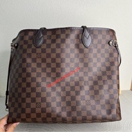 PRELOVED LV LOUIS VUITTON NEVERFULL DAMIER EBENE GM