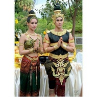 Synthetic Silk With Naga Pattern (9 Colors)