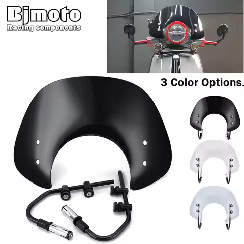 Motorcycle Windscreen Windshield For Piaggio Vespa LX50 LX125 LX150 GT200 GTS125 GTS250 GTS300 Wind