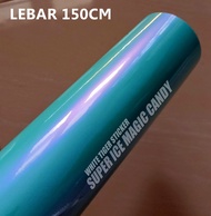 SKOTLET STIKER BIRU LEMBAYUNG LEBAR 150CM SKOTLET ICE BLUE VOLCANO SKOTLET MOBIL BIRU LEMBAYUNG SKTI