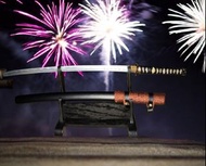 ✴️清櫃✴️TOM CRUISE “The LAST SAMURAI/最後武士”‼️今古有神奉志士‼️ 非開刃迷你兵器擺件模型。1:6 武士刀/Mononofu*1:12 斬馬刀。兵人配件 (附刀劍座