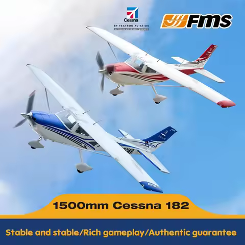 New FMS1500mm Cessna 182 Training Aircraft Electric Remote Control Model Aircraft Fixed Wing Outdoor
