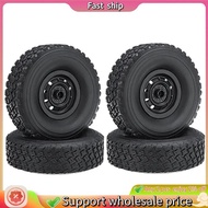 Fast ship-4Pcs 67mm Tire Wheel Tyre for  C14 C24 C34 C44 C24-1 FJ40 1/16 RC Car Upgrade Parts Spare 