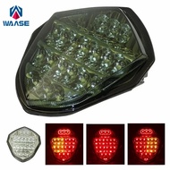 waase For Suzuki GSX- R 1000 GSXR1000 K3 K4 2003 2004 Chrome Rear Tail Light Brake Turn Signals Inte