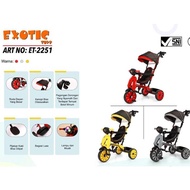 ET-2251 Children's Tricycle Motorcycle Model By Exotic Et-2251 / Children's Tricycle Stroller Availa