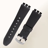 ＜920＞Genuine Leather Watch B For Swatch IRONY YOS440 449 448 401G Watch Essories Strap 23Mm Men Watc