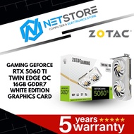 ZOTAC GAMING GEFORCE RTX 5060 TI 16GB TWIN EDGE OC WHITE EDITION - ZT-B50620Q-10M