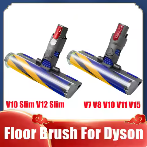 Soft Roller Floor Brush For Dyson V7 V8 V10 V11 V15 G5 Dyson V10 Slim/V12 Slim Laser Suction Head LE