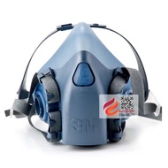 Removable 7502 gas mask