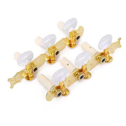 2Pcs/Set Classical Guitar Tuning Pegs Machine Head Tuners Keys 3L 3R Professional Metal Guitar Knob 