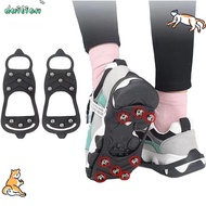 DUILIAN 1 Pair Ice Gripper Spike, Universal Anti-Slip Shoes Crampons,  5/8 Teeth Spike Spike Grips C