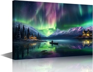 Home Decorations For Living Room Northern Lights Poster Pictures Dragon Art Paintings Abstract Icela