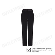 ARMANI EXCHANGE รุ่น WOMENS CADY CIGARETTE TROUSERS WITH SATIN BAND CODE: 6DYP35 YN5YZ 1200 กางเกงขา