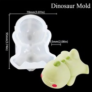 Cute Dinosaur Mousse Cake Mold Food Grade Silicone Pudding Jelly Mould Acuan Kuih Baking Tool