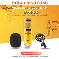 Micro chuyên nghiệp Woaichang BM-900 BM900 Dùng Cho Thu Âm Hát Karaoke Livestream Online