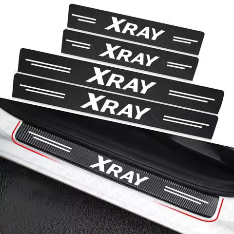 Car Sill pedal Rear Bumper Protection Stickers for lada Xray vesta granta kalina priora Niva Samara 