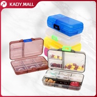 Travel Pill Box Medicine Pill Box Storage Pill Organizer Tablet Storage Supplement Container Bekas