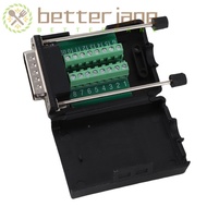 BETTER-JANE 15 Pin Breakout Board, Male Connector DB15 DB15 Connector, Module 15 Pin with  Solderles