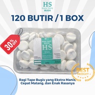 Best Promo! Ragi Tape Bugis Hs Premium Ketan Singkong Isi 120 Butir Ekstra Manis Harum Cepat Matang 