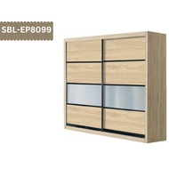 ECOPRO PLUS- WARDROBE 5x8, 6x8, 8x8 feet 2 SLIDING DOOR
