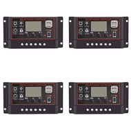 4X 100A Solar Charge Controller Solar Panel Controller 12V 24V LCD Display Solar Panel Battery Regul