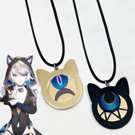 Game Honkai Star Rail Cipher Cifera Cosplay Necklace Alloy Rope Pendant Choker Chain Model Coin Prop