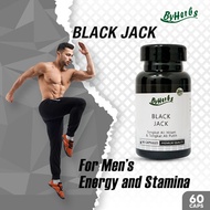 NO.1 HALAL TONGKAT ALI [double stamina] in SG Black + White Long Jack BLACK JACK (60 capsules)