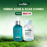 VERBLE Combo Scar & Spot Care Serum Pitted Scar Removal + Seyoul Advanced Youth Activating Serum SEY