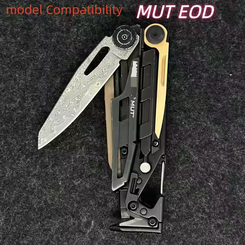 VG10 Core Damascus Steel Replacement Blade Modification MOD Part For Leatherman MUT EOD DIY Accessor