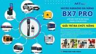 Micro Karaoke Đa Năng MTMAX BX7 Pro Chuyên Dụng Cho Loa Di Động Xe Ôtô Loa Kéo Amply Kết Nối Tới 10M