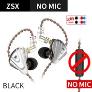 Tai Nghe Nhét Tai Lai KZ ZSX Terminator 5BA 1DD HIFI Kim Loại Tai Nghe Âm Nhạc Thể Thao ZS10 PRO AS1