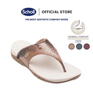 SCHOLL Women's Flip-flop Sandals Comfe Sequin Model 3F-2361 Selipar Ortopedik Perempuan