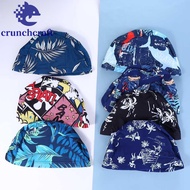 CRUNCHCRAFT​ Swimwear Hats Unisex Men&Women Adults Sports Swim Pool Calico Swim Cap Diving Hat Ear P