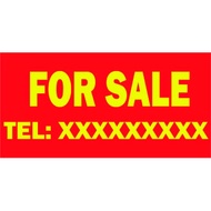FOR SALE SIGN / UNTUK DIJUAL SIGN