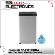 Panasonic NA-F80VB7HRQ 8KG Top Load Washing Machine - 1 Year Warranty