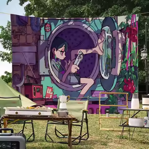 Z-ZUTOMAYO Banner INS Style Outdoor Party Decoration Atmosphere Flag