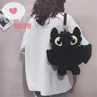 RALPH Dragon Plush Backpack, Hide The World Toothless Anger Of Light Dragon Toothless Shoulder Bag, 