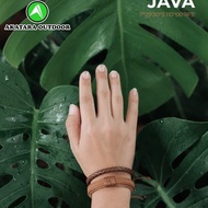 Gelang kulit etnik ammossi
