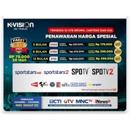 Paket SPOTV 2101 Bromo Cartenz dan GOL K Vision Proses cepat Terlaris.