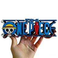 3D One Piece One Piece One Piece Three-Dimensional Font Stand Signboard Signboard Figure Ornaments