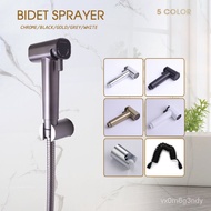 ✨ Hot Sale ✨Bidet Sprayer Set 2 Functions Black Chrome Grey Gold White Toilet Cleaning with Hose Continue Flow High Pres